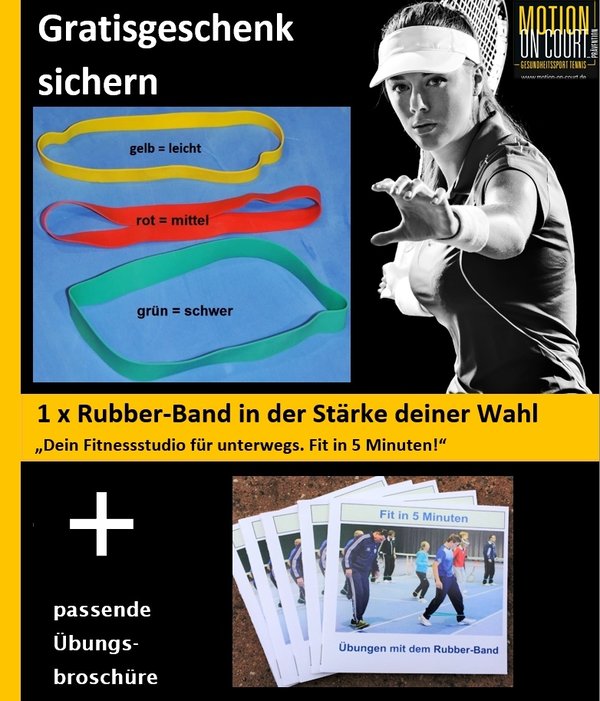 Gratisgeschenk Rubber-Band + Übungsbeschreibung